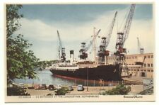S/S Suecia - S/S Britannia Ship at London Pier Gothenburg Postcard ~ picture
