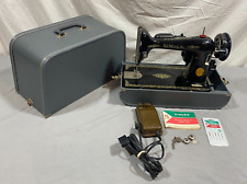 Antique 1950 Singer Model 66-16 Sewing Machine +Original Pedal Case Manual++ picture