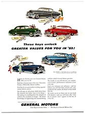 1952 General Motors Cars - Original Print Advertisement (8in x 11in) picture