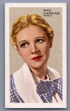 1935 Gallaher Stars Ann Harding #35 | Original Cigarette Card picture