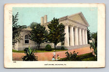 Lees House Arlington Virginia Va White Border Postcard Posted 1909 Franklin 1c picture