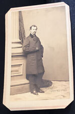 Civil War Mex General Miguel Miramon CDV Military Photo by Fredrick Co. Executed picture