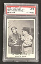 1965 Fleer Gomer Pyle Golly Sergeant You And Uncle Sam Are Too Generous 39 PSA 7 picture