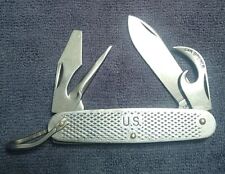 Vintage Camillus Pocket Knife US Military 1989 (Bent Loop See Pics) picture