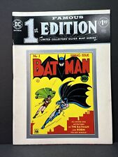 BATMAN #1 FAMOUS 1ST EDITION: LIMITED COLLECTORS SILVER MINT SERIES 1975 F-5 VF picture