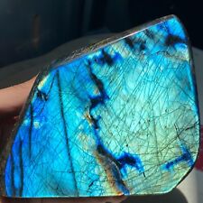 2.84LB Natural Large Gorgeous Labradorite Quartz Crystal Stone Specimen Healing picture