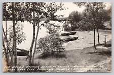 Vtg RPPC Post Card Kelsey's Musk Haven, On Crane Lake, Hayward, Wisconsin H409 picture