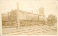 Postcard RPPC Montana Harlowton Railroad Locomotive 1921 23-1662 picture