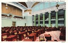 Postcard MO Jefferson City House of Representatives Capitol Vintage PC G6578 picture