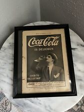 September 1907 McCall’s 1907 Coca Cola Advertisement From Magazine Framed picture