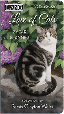 Lang Love Of Cats 2025 2-Year Pocket Planner w picture