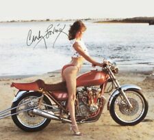 CANDY LOVING - IN A BIKINI, STRADDLING A MOTORCYCLE  picture