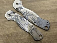 St. Michael the Archangel Titanium scales for Spyderco Paramilitary 2 PM2 picture