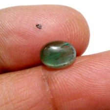 Awesome Zambian Emerald Oval Shape 1.45 Crt Cabochon Rare Green Loose Gemstone picture