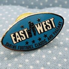 Vtg East West Shrine Football Game & Pageant Souvenir Lapel Pin picture
