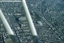 Sl57  Original Slide 1950's  Los Angeles Coliseum aerial view 461a picture