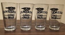 4 Jameson Caskmates Irish Whiskey Castle Island Pint Beer Glasses Cannon Boston picture
