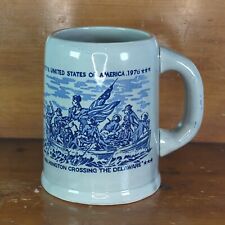1776 1976 American Bicentennial Mug Washington Crossing the Delaware Made Japan picture