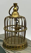 Vintage Brass Bird Cage with Bird picture