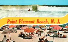 Vintage Postcard Beach Bathing Colling Surf Point Pleasant Beach New Jersey NJ picture