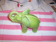 Vintage 8 inches Ceramic Elephant Figurine Statue, Paper Weight,  picture