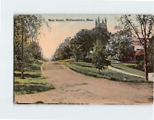 Postcard Main Street Williamstown Massachusetts USA North America picture