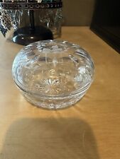 Rogaska Crystal Holly Berry Christmas Trinket Box picture