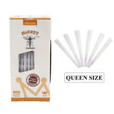 HORNET Rolling Paper Cones Queen Size White Pre-Filtered 800 Cones Full Box picture