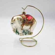 Elegance European Glass Ornament Collection Elephant picture