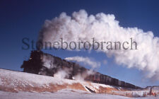 N.) DUPLICATE RR slide: UP Winter steam action; 1950's View #2 picture