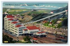 c1950's Coal Mining In Anthracite Region Pennsylvania PA Vintage Postcard picture