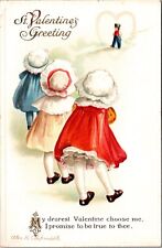 1910s Valentine Postcard~Ellen Clapsaddle~Girls St. Valentine’s Greeting~KB5 picture