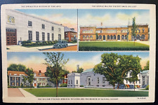 Vintage Postcard 1937 Three Museums, Springfield, Massachusetts (MA) picture