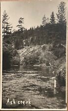 RPPC Ash Creek Antique Real Photo Postcard c1910 picture