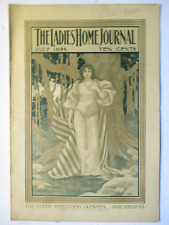 vintage MAXFIELD PARRISH  Ladies' Home Journal July 1896 complete pearline soap picture