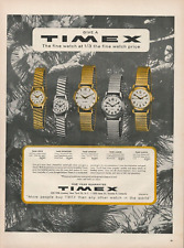 1955 Timex Watches Petite Sportster Mercury Marlin Waterproof Vintage Print Ad picture
