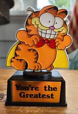 Vintage Garfield Aviva Trophy Statue - YOU'RE THE GREATEST, ©️ 1978  picture