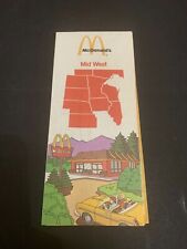 Vintage 1970's McDonald's Mid West Travel Map picture