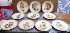 10 M.J. Hummel W. Goebel West Germany Collector Plates 1980 to 89 IOaBs picture