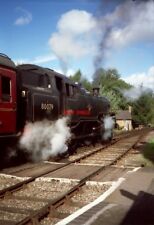 PHOTO  BR STANDARD CLASS 4 2-6-4T 80079 GETS WELL INTO ITS STRIDE LEAVING HAMPTO picture