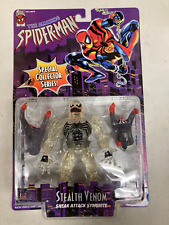 Toybiz Marvel Amazing Spider-Man Stealth Venom (Translucent) Figure 1996-store picture