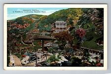 CA-California, Aerial Japanese Garden, Antique, Vintage Souvenir Postcard picture