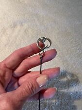 Antique Solid Silver Art Nouveau Hatpin Hat Pin Charles Horner 1923 picture