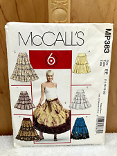 McCall's Pattern MP383, Misses' Skirts, Size (14-16-18-20) Uncut picture