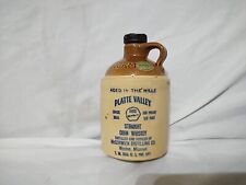 Vintage McCormick Platte Valley Straight Corn Whiskey Jug with Cork Tx State Tax picture