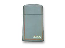 Vintage Zippo Lighter Gray Red Stripe 1982 Bradford PA picture