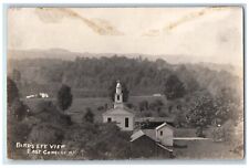 c1910's Bird's Eye View Church East Concord NY RPPC Photo Antique Postcard picture