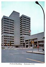 Untied States Courthouse Federal Building Downtown Syracuse New York Postcard NY picture