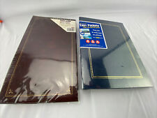 2- Vintage Photo Albums In Original Plastic  3x5 Or 4x6 Inch Photos Holds 500 picture