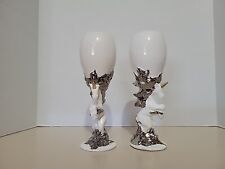 Unicorn Ceramic Goblet/Wine/Champagne Glass picture